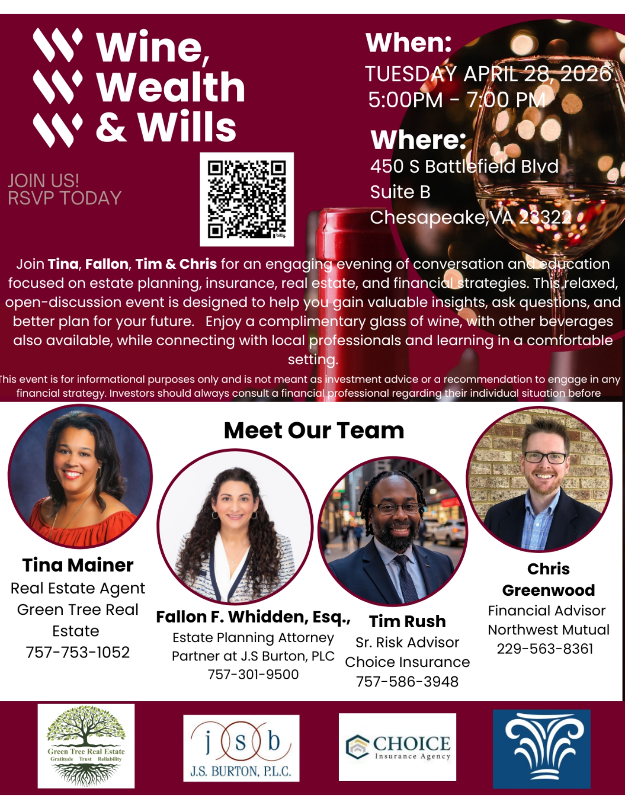 Wine, Wealth & Wills